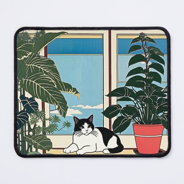 Item preview, Window Garden Cat – Quiet Afternoon Light designed and sold by LEO'S CREATURE　れおずくりーちゃー.