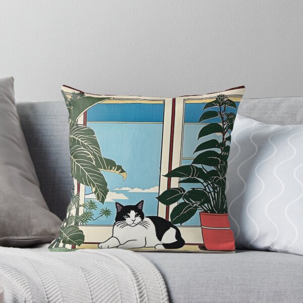 Item preview, Window Garden Cat – Quiet Afternoon Light designed and sold by LEO'S CREATURE　れおずくりーちゃー.