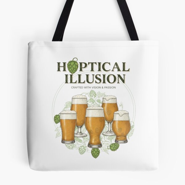 Item preview, Hoptical Illusion - Craft Beer Hops Floral Graphic designed and sold by NonditStudio.