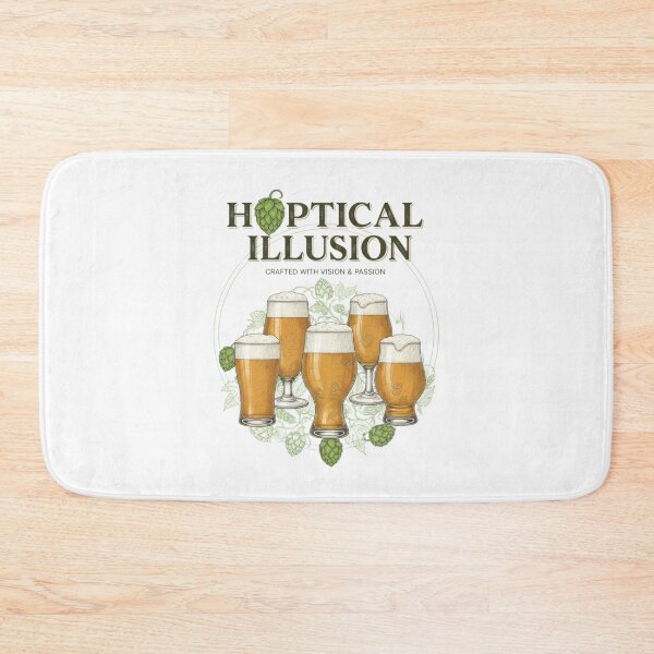Item preview, Hoptical Illusion - Craft Beer Hops Floral Graphic designed and sold by NonditStudio.