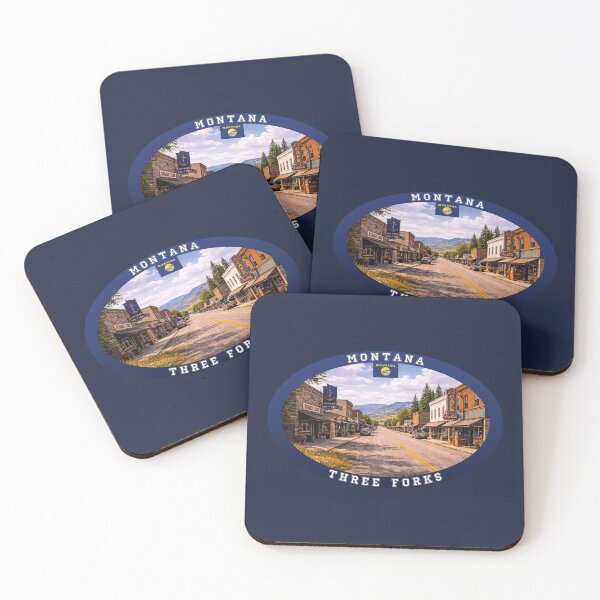 Item preview, Three Forks Montana Travel designed and sold by Thistle-TShop.