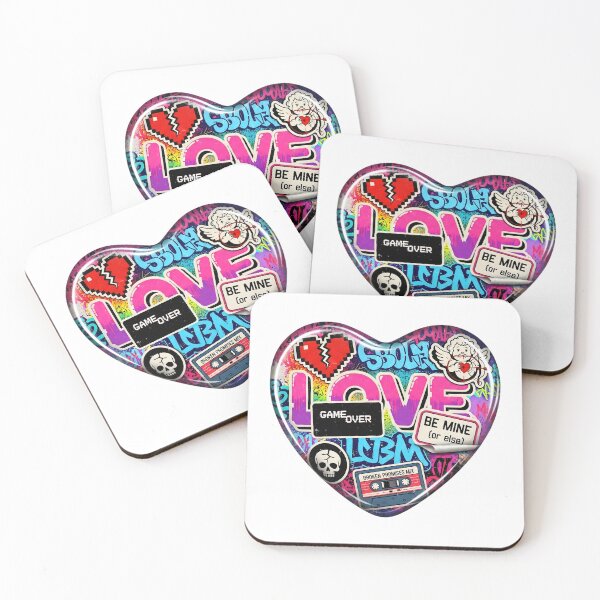 Item preview, Game Over Broken Promises Sarcastic Candy Heart designed and sold by Brendan Arthur Ring.