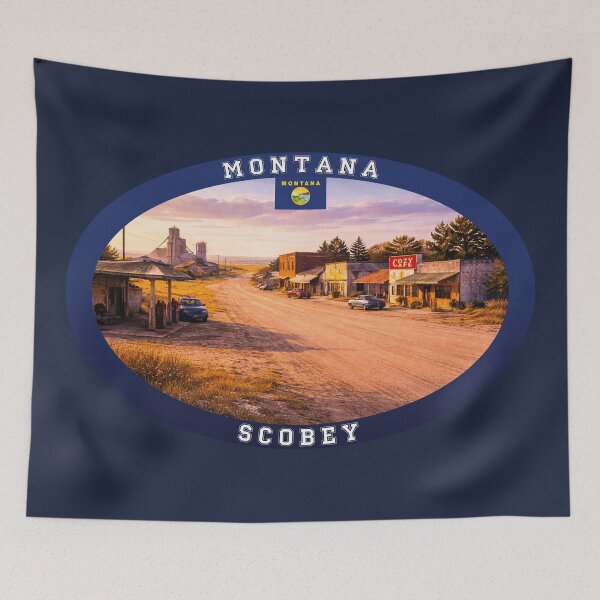 Item preview, Scobey Montana Travel designed and sold by Thistle-TShop.