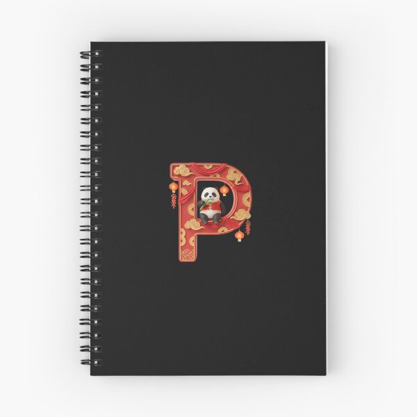 Item preview, Panda with Lanterns on Letter P – Lunar New Year Joy designed and sold by kunsuriyapaisan Paranee.