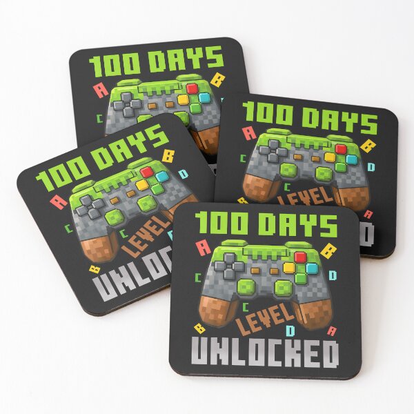Item preview, 100 Days Level Unlocked Gaming 100 Days Of designed and sold by sauagecornc.