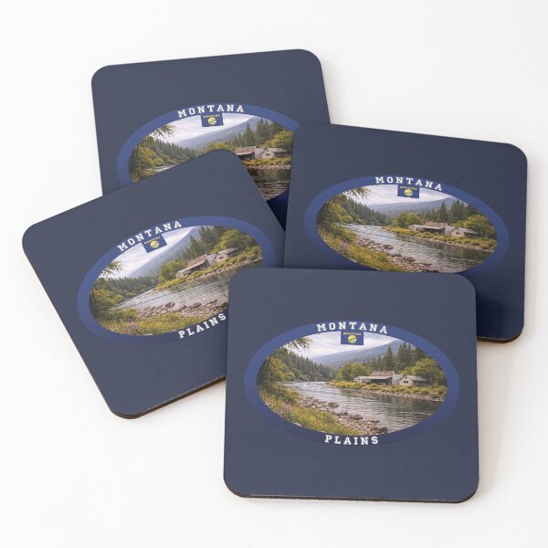 Item preview, Plains Montana Travel designed and sold by Thistle-TShop.
