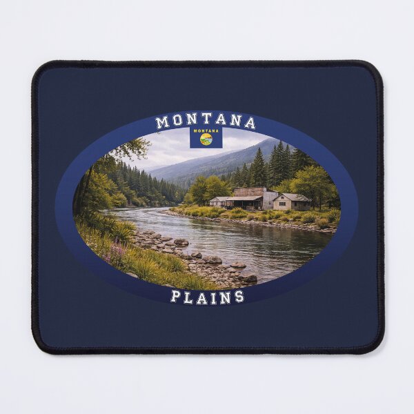 Item preview, Plains Montana Travel designed and sold by Thistle-TShop.