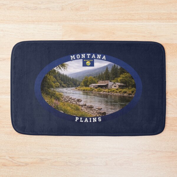 Item preview, Plains Montana Travel designed and sold by Thistle-TShop.
