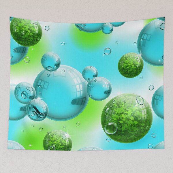 Item preview, Botanical Bubble Glow designed and sold by Kaleidoscope Print.