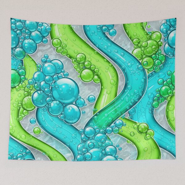 Item preview, Bubble Streamlines designed and sold by Kaleidoscope Print.