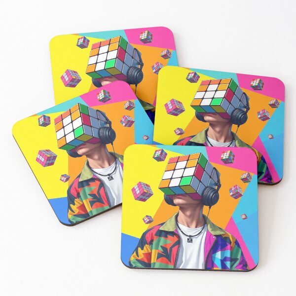 Item preview, Mind in Color – Surreal Street Art Portrait of Creativity and Identity designed and sold by PixelVibe782.