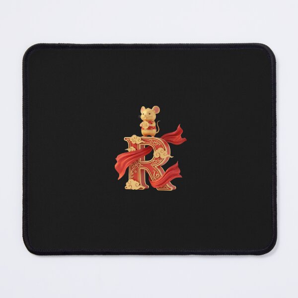 Item preview, Fortune Mouse on Letter R – Lunar New Year Blessing designed and sold by kunsuriyapaisan Paranee.