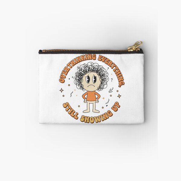 Item preview, Overthinking Everything Still Showing Up Retro Design designed and sold by DIRTYSKETCHH.