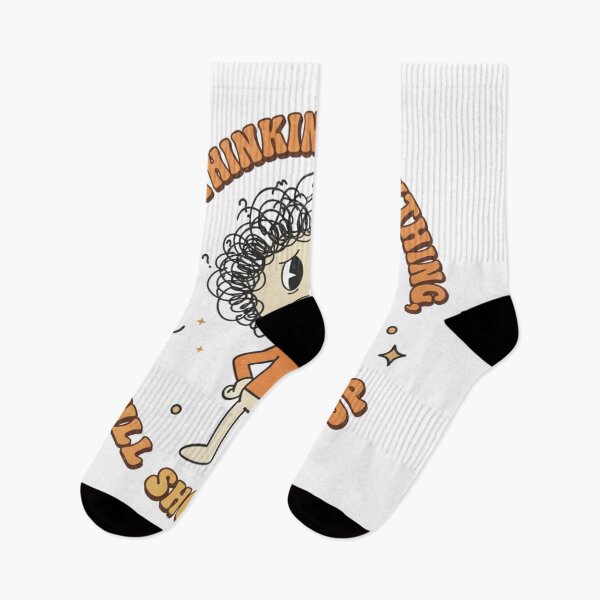 Item preview, Overthinking Everything Still Showing Up Retro Design designed and sold by DIRTYSKETCHH.