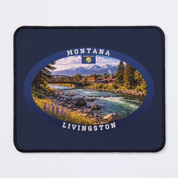 Item preview, Livingston Montana Travel designed and sold by Thistle-TShop.