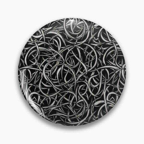 Item preview, Silver Loop Chaos designed and sold by Kaleidoscope Print.