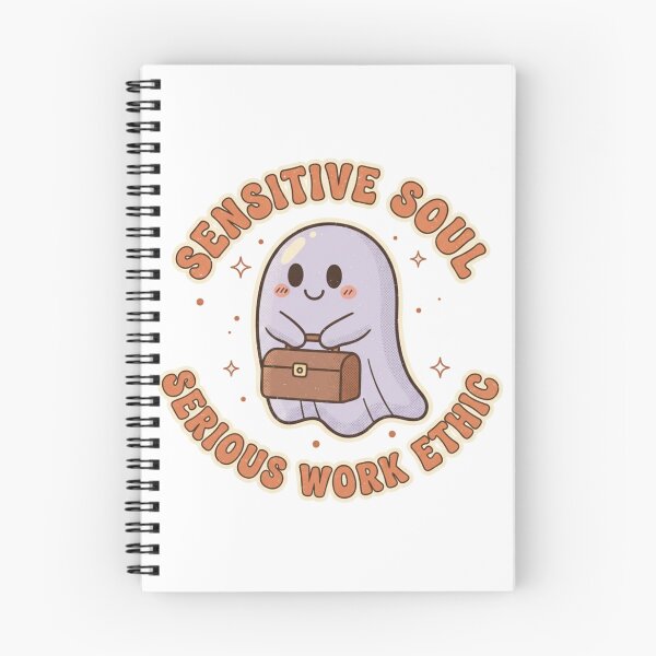 Item preview, Sensitive Soul Serious Work Ethic Retro Quote designed and sold by DIRTYSKETCHH.