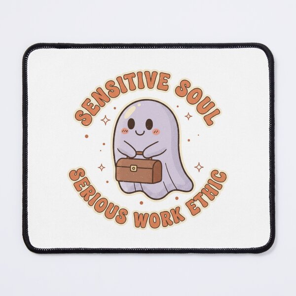 Item preview, Sensitive Soul Serious Work Ethic Retro Quote designed and sold by DIRTYSKETCHH.