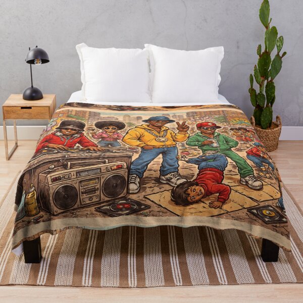 Item preview, HIP HOP: Hip Hop Cartoon Pattern Colorato – Street Culture Urban Seamless Design designed and sold by Arte Cartoon From TagTeam Group.