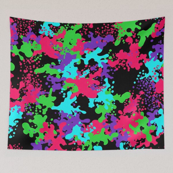 Item preview, Neon Paint Splash designed and sold by Kaleidoscope Print.