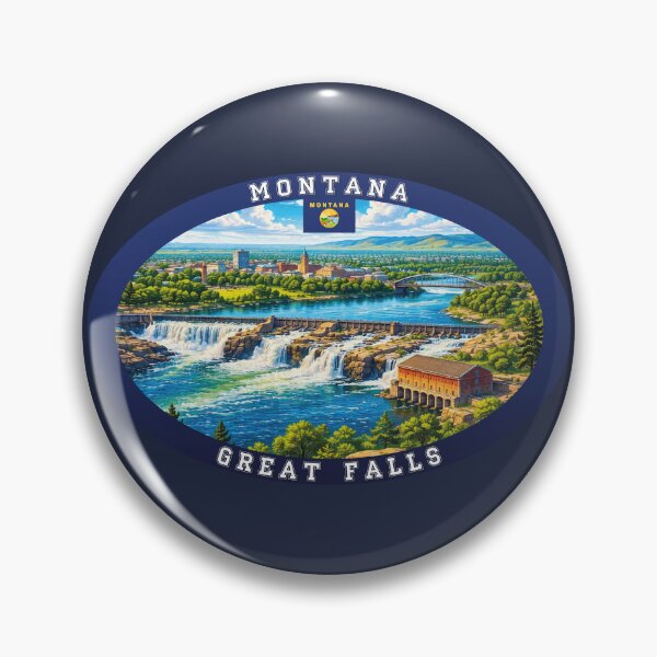 Item preview, Great Falls Montana Travel designed and sold by Thistle-TShop.