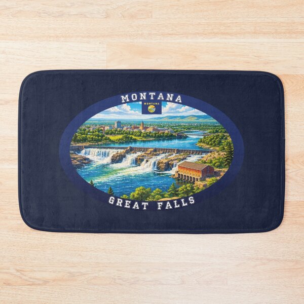 Item preview, Great Falls Montana Travel designed and sold by Thistle-TShop.