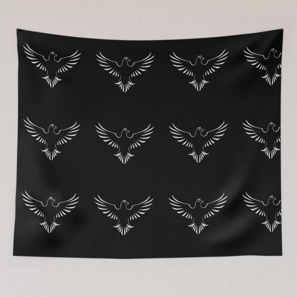 Item preview, Crowned Eagle – Minimalist Symbol of Power and Authority designed and sold by PixelVibe782.