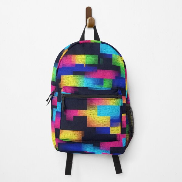 Item preview, Rainbow Pixel Mosaic designed and sold by Kaleidoscope Print.