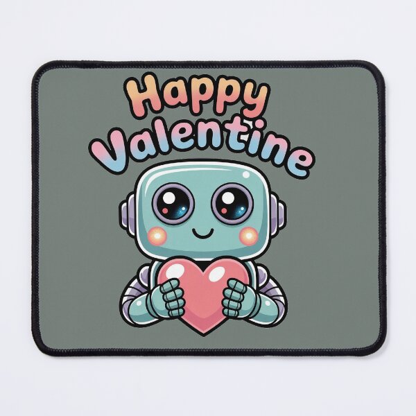 Item preview, Happy Valentine | Cute Robot Holding Heart Love Design designed and sold by IndianShopper.