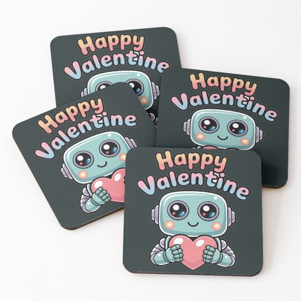 Item preview, Happy Valentine | Cute Robot Holding Heart Love Design designed and sold by IndianShopper.