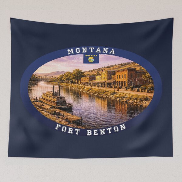 Item preview, Fort Benton Montana Travel designed and sold by Thistle-TShop.