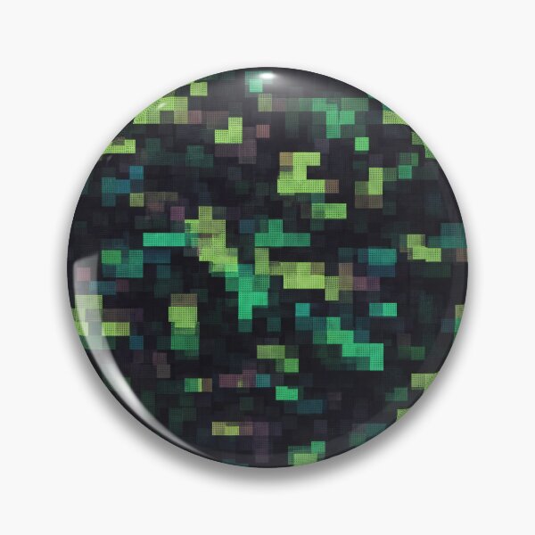 Item preview, Emerald Pixel Noise designed and sold by Kaleidoscope Print.