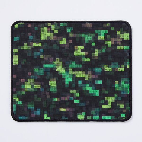 Item preview, Emerald Pixel Noise designed and sold by Kaleidoscope Print.
