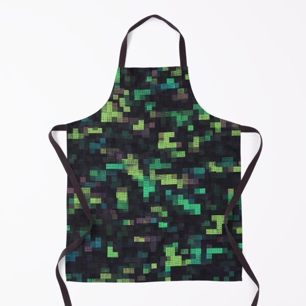 Item preview, Emerald Pixel Noise designed and sold by Kaleidoscope Print.