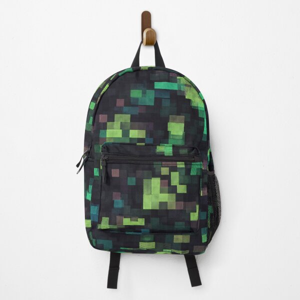 Item preview, Emerald Pixel Noise designed and sold by Kaleidoscope Print.