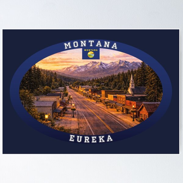 Item preview, Eureka Montana Travel designed and sold by Thistle-TShop.