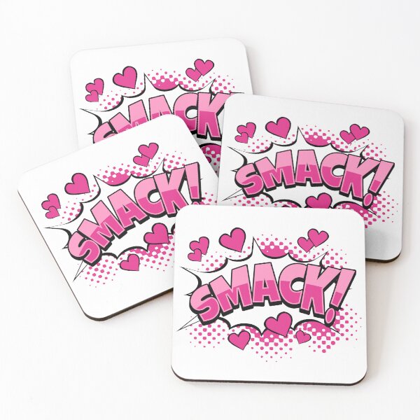 Item preview, Bold pop art design with the word "SMACK!" and playful heart motifs. designed and sold by New Vision by ToMz.