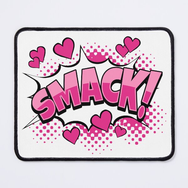 Item preview, Bold pop art design with the word "SMACK!" and playful heart motifs. designed and sold by New Vision by ToMz.
