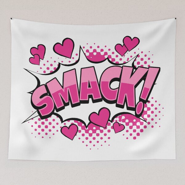 Item preview, Bold pop art design with the word "SMACK!" and playful heart motifs. designed and sold by New Vision by ToMz.