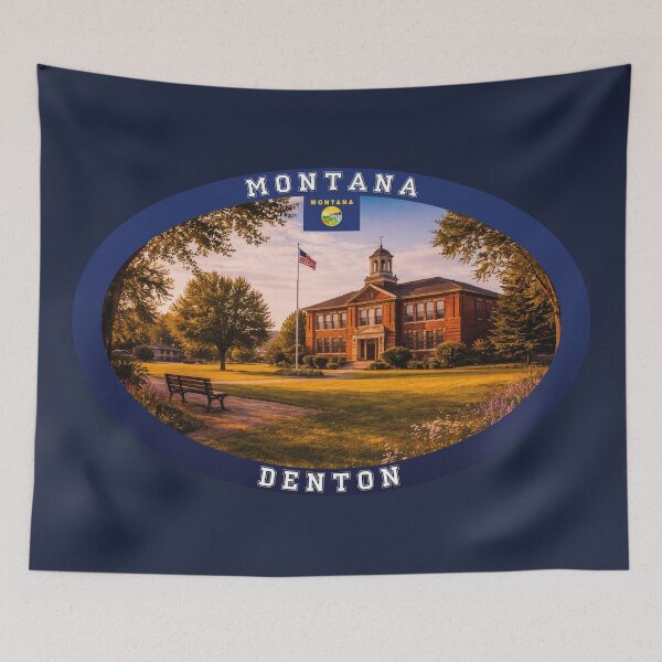 Item preview, Denton Montana Travel designed and sold by Thistle-TShop.