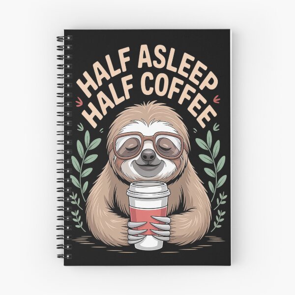 Item preview, Half Asleep Half Coffee Coffee Lover designed and sold by Lucaseinar.