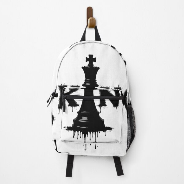 Item preview, KING – Dripping Power Symbol with Chess Iconography designed and sold by PixelVibe782.