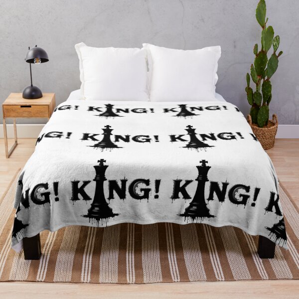 Item preview, KING – Dripping Power Symbol with Chess Iconography designed and sold by PixelVibe782.