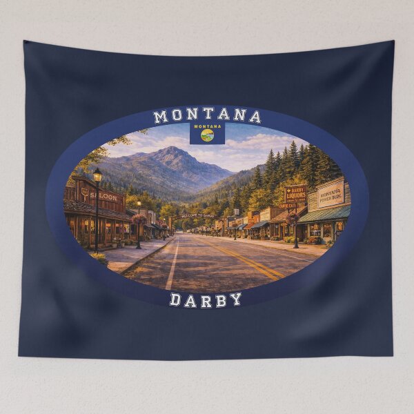 Item preview, Darby Montana Travel designed and sold by Thistle-TShop.