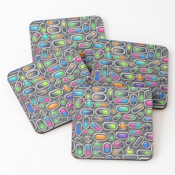 Aperçu de l'œuvre Capsule chromée mosaïque créée et vendue par Kaleidoscope Print.