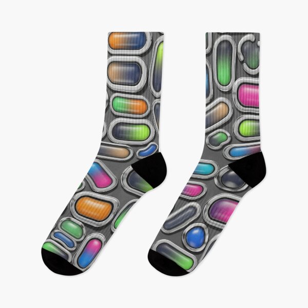 Item preview, Chrome Capsule Mosaic designed and sold by Kaleidoscope Print.