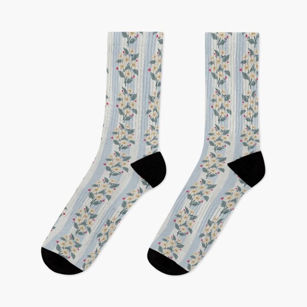 Item preview, Vintage Floral Stripe Pattern with Soft Pastel Charm designed and sold by DColourMuse.