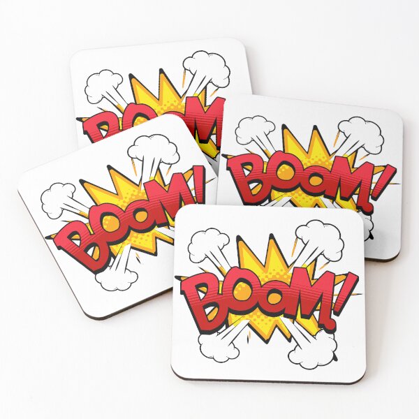 Item preview, Explosive comic motif with the powerful lettering "BOOM!" in dynamic pop art style. designed and sold by New Vision by ToMz.