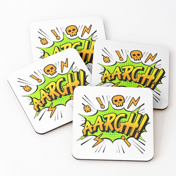 Item preview, Loud comic statement with the explosive lettering "AARGH!" in garish pop art style. designed and sold by New Vision by ToMz.