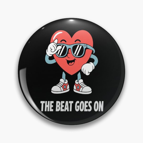 Item preview, Heart Attack Survivor Dabbing Heart The Beat Goes On designed and sold by Lucaseinar.